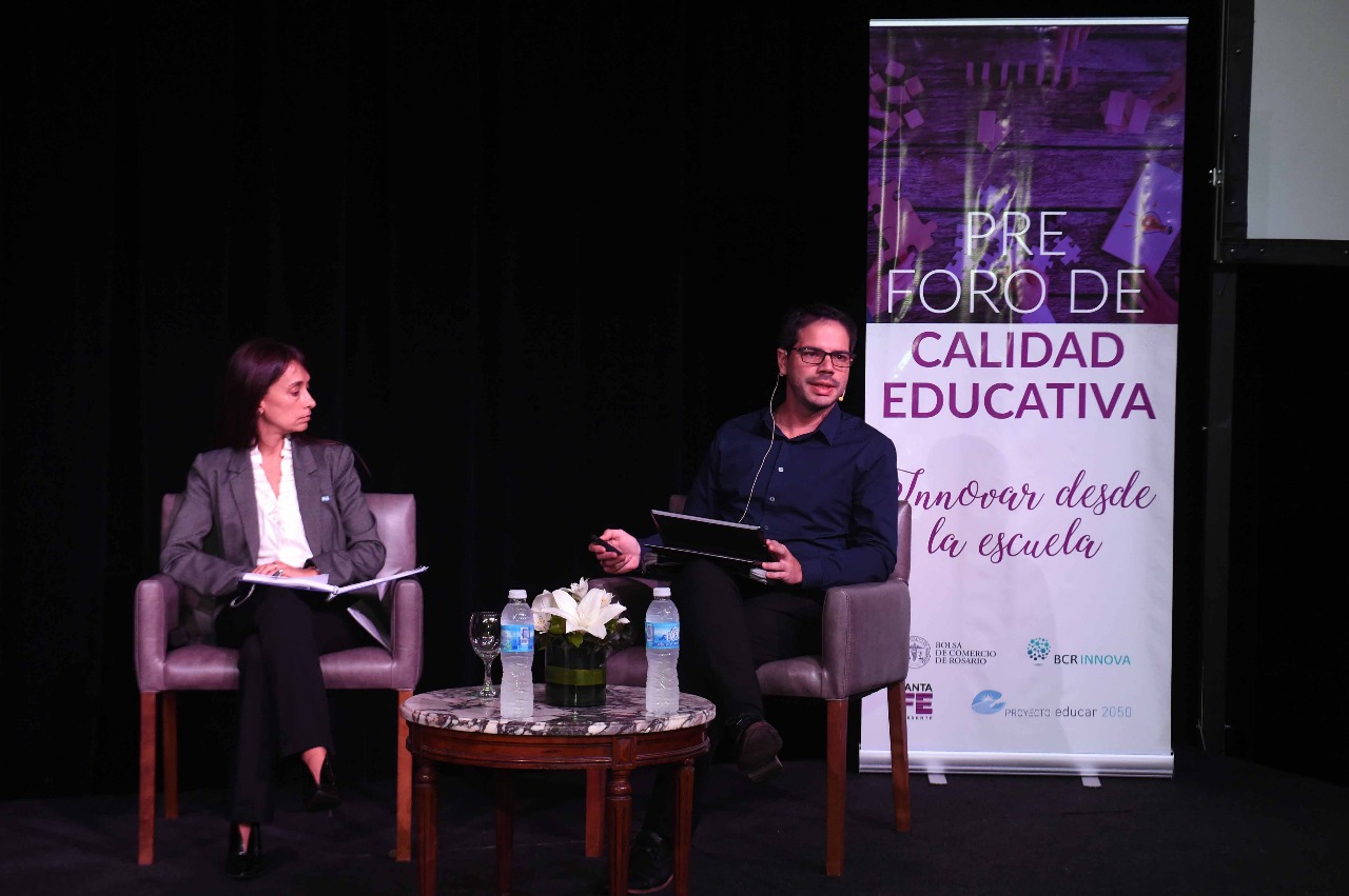 Lucas Delgado (CIPPEC) en el Pre Foro de Calidad Educativa 2018-2