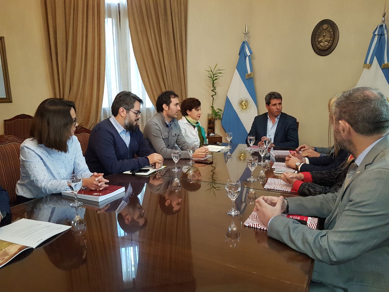 Encuentro entre representantes del gobierno de San Juan y CIPPEC