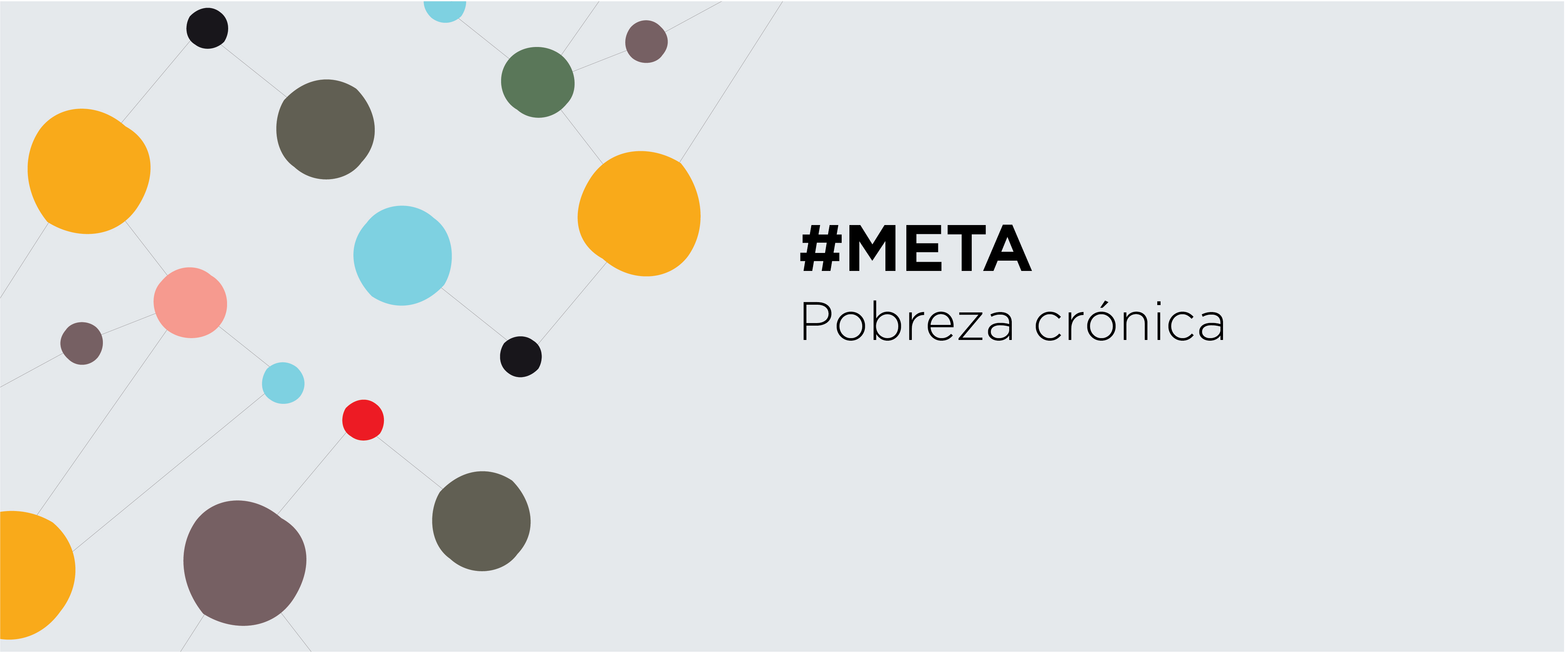 Flyer "Meta: pobreza crónica" de CIPPEC