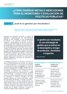 Guía n°1: gráfico explicativo sobre qué es la gestión por resultados