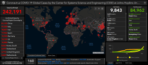 Maps and epidemics