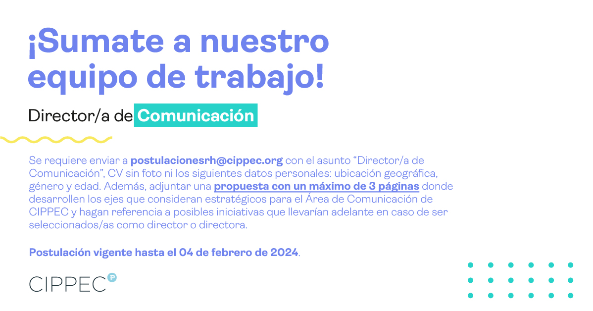 (CERRADA) Director/a de Comunicación